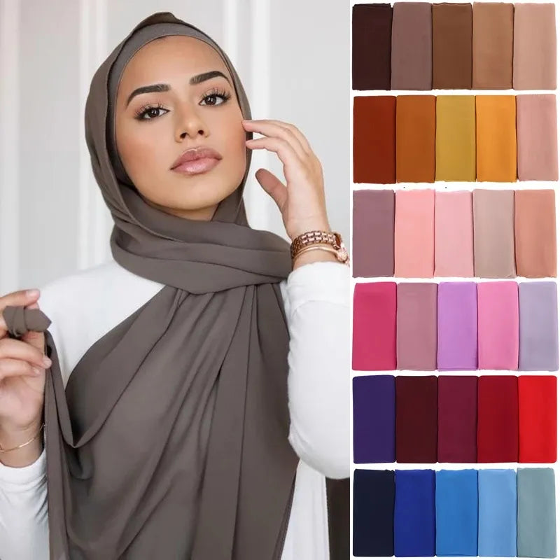 Hijab en Mousseline de Soie "Nayla"