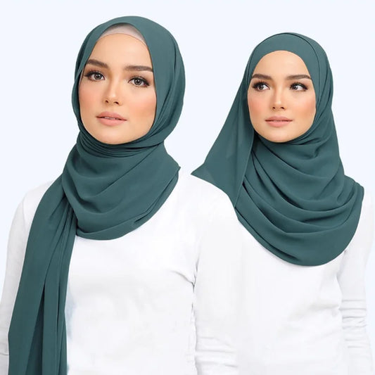 “Nayla” Silk Chiffon Hijab